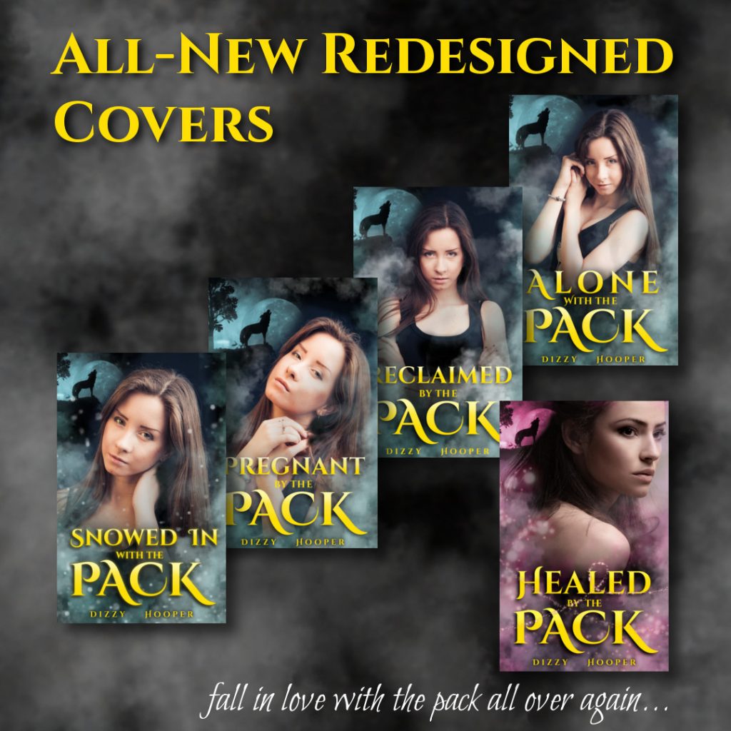 new covers for the Broken Ladder Wolf-Shifters series